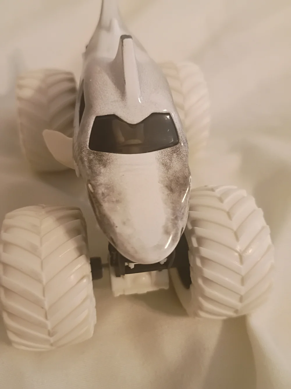 Monster Jam Megalodon White Monster Truck